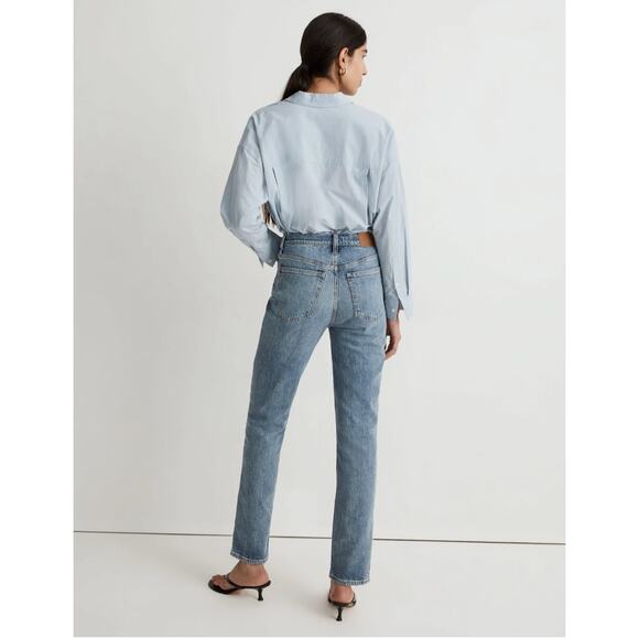 MADEWELL The Petite Perfect Vintage Jean in Heathcote Wash NG762 // 27P - Picture 3 of 12